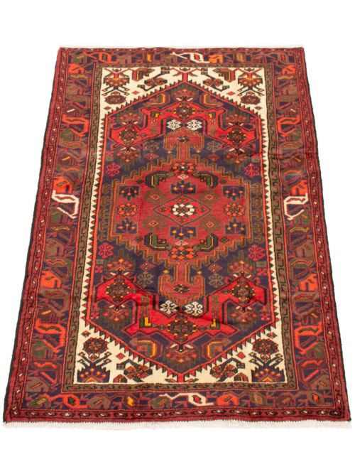 Persian Zanjan 4'2" x 6'4" Hand-knotted Wool Rug 