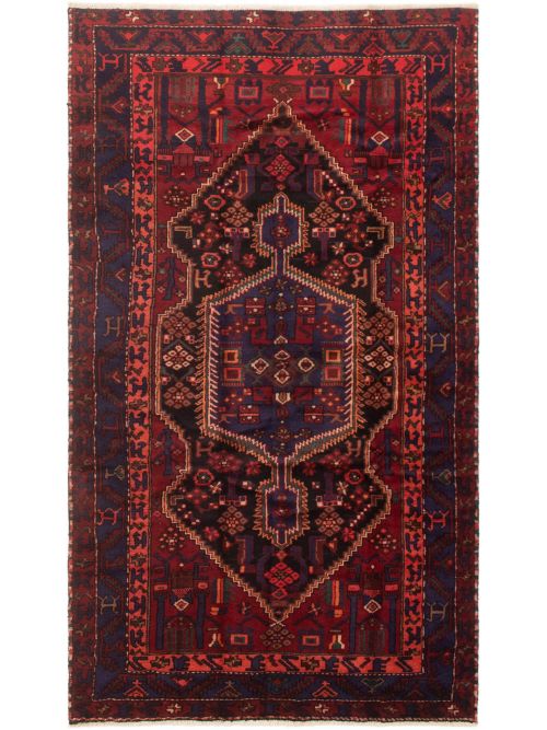 Persian Zanjan 4'11" x 8'7" Hand-knotted Wool Rug 
