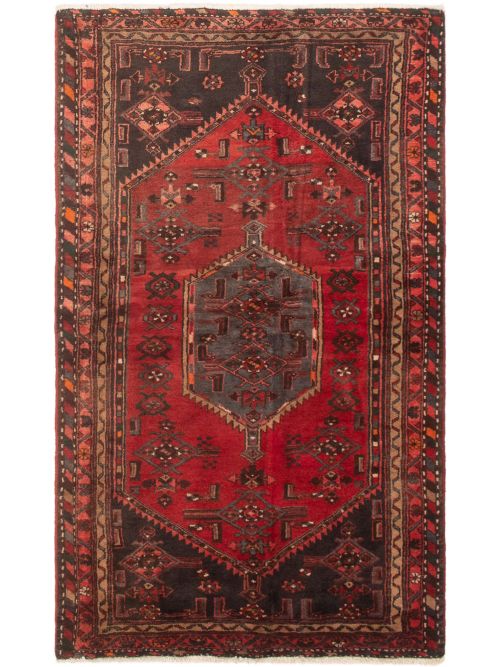 Persian Zanjan 3'10" x 6'5" Hand-knotted Wool Rug 