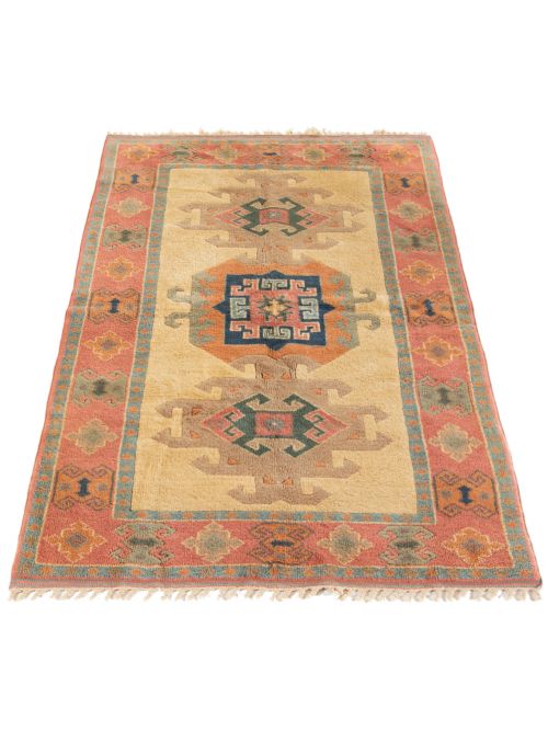 Turkish Melis 4'5" x 7'1" Hand-knotted Wool Rug 
