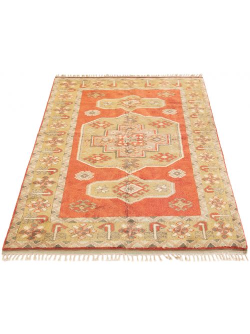 Turkish Melis 5'7" x 7'5" Hand-knotted Wool Rug 
