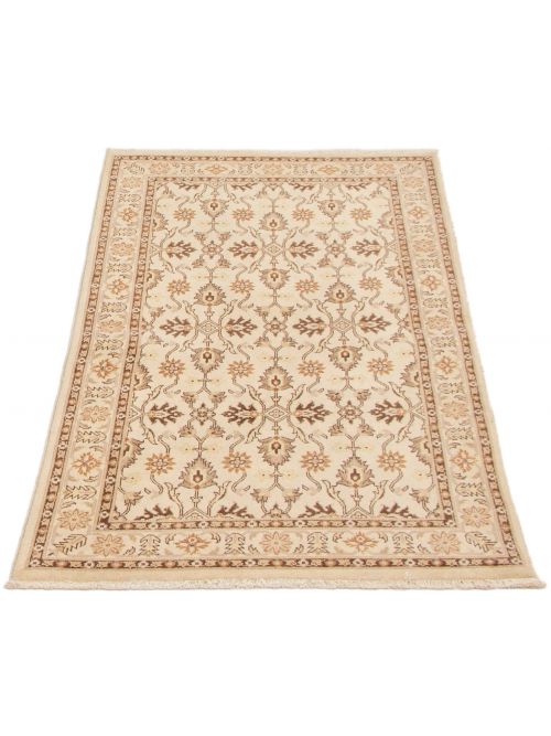 Indian Mirzapur 3'1" x 5'1" Hand-knotted Wool Rug 