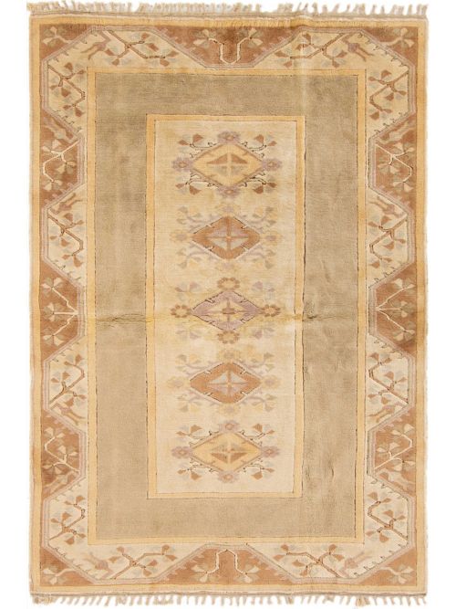 Turkish Melis 5'3" x 7'11" Hand-knotted Wool Rug 