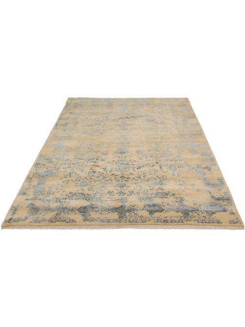 Indian Harrir Select 8'8" x 11'9" Hand-knotted Silk, Wool Rug 