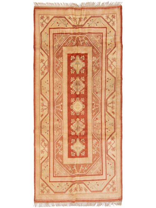 Turkish Melis 4'4" x 9'10" Hand-knotted Wool Rug 