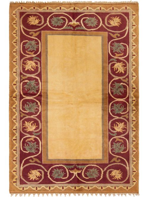 Turkish Melis 5'7" x 8'5" Hand-knotted Wool Rug 