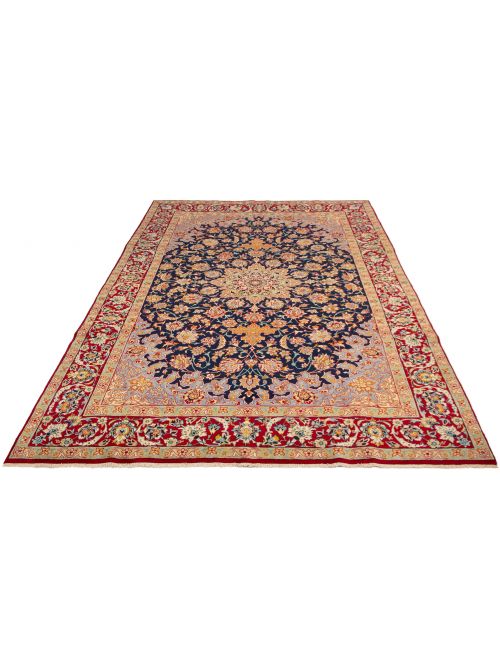 Persian Isfahan 9'0" x 13'5" Hand-knotted Wool Rug 