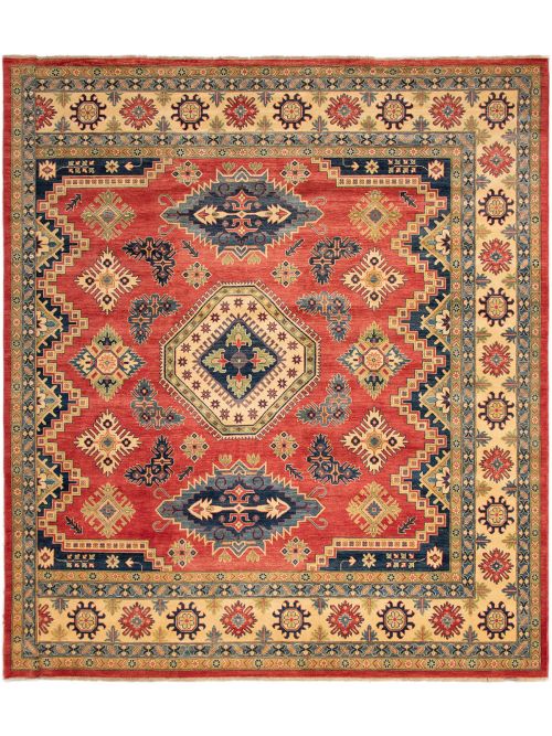 Afghan Finest Ghazni 12'7" x 12'10" Hand-knotted Wool Rug 
