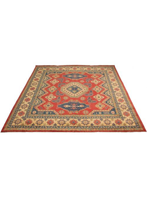 Afghan Finest Ghazni 12'10" x 12'11" Hand-knotted Wool Rug 