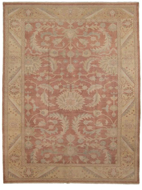 Turkish Anatolian Authentic 9'1" x 11'11" Hand-knotted Wool Rug 