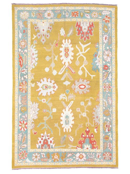 Turkish Anatolian Authentic 5'8" x 8'11" Hand-knotted Wool Rug 