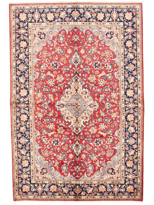 Persian Isfahan 6'9" x 10'2" Hand-knotted Wool Rug 