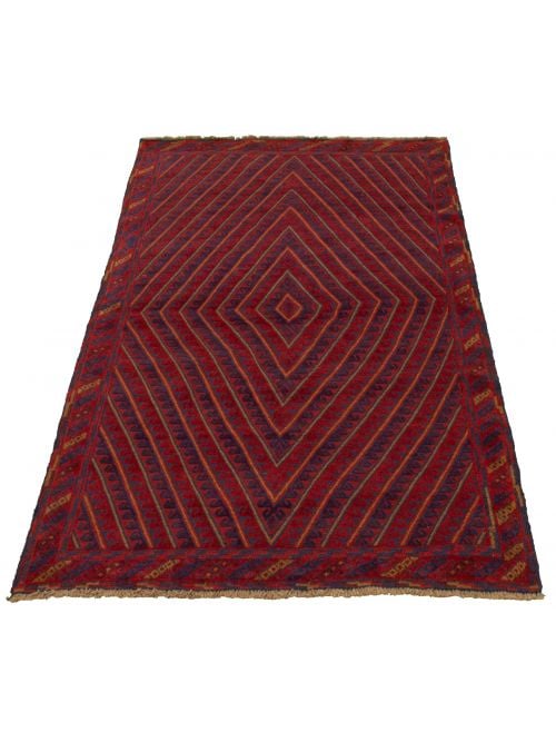 Afghan Tajik Caucasian 4'10" x 6'0" Hand-knotted Wool Rug 