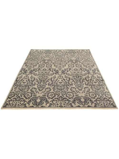 Indian Finest Oushak 7'9" x 9'9" Hand-knotted Wool Rug 