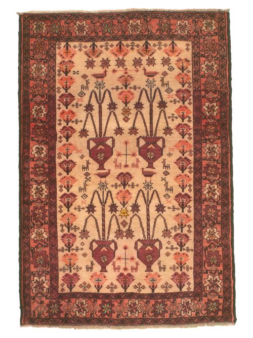 Turkish Authentic Turkish 3'3" x 4'10" Hand-knotted Wool Rug 