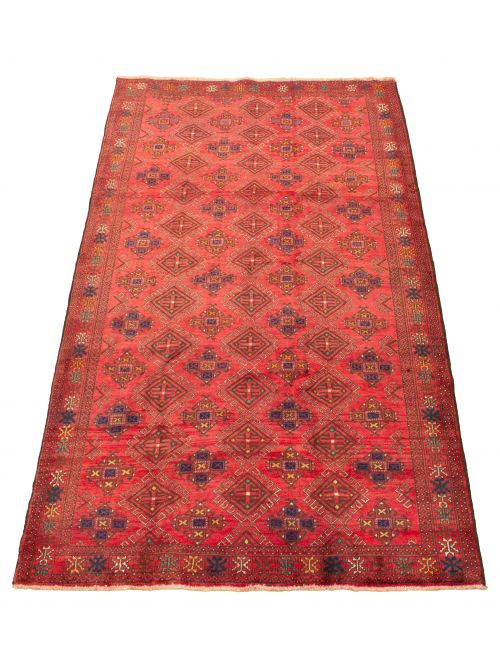 Persian Style 5'3" x 9'7" Hand-knotted Wool Rug 