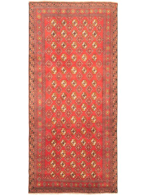 Russia Shiravan Bokhara 4'3" x 9'7" Hand-knotted Wool Rug 