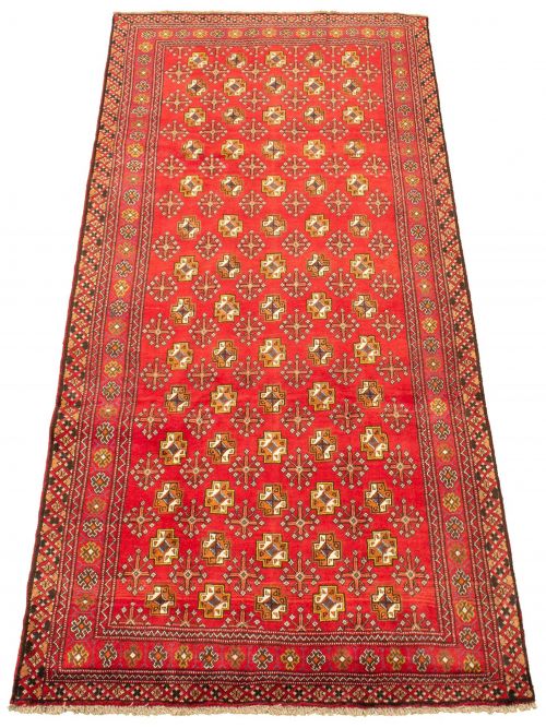 Russia Shiravan Bokhara 4'3" x 9'7" Hand-knotted Wool Rug 