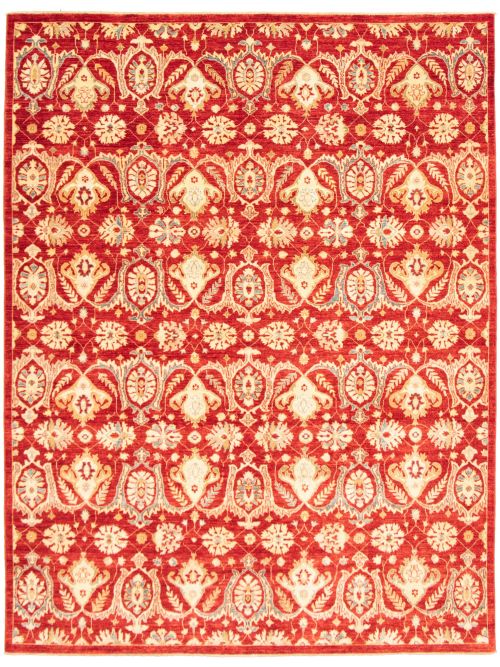 Afghan Aryana 8'11" x 11'7" Hand-knotted Wool Rug 