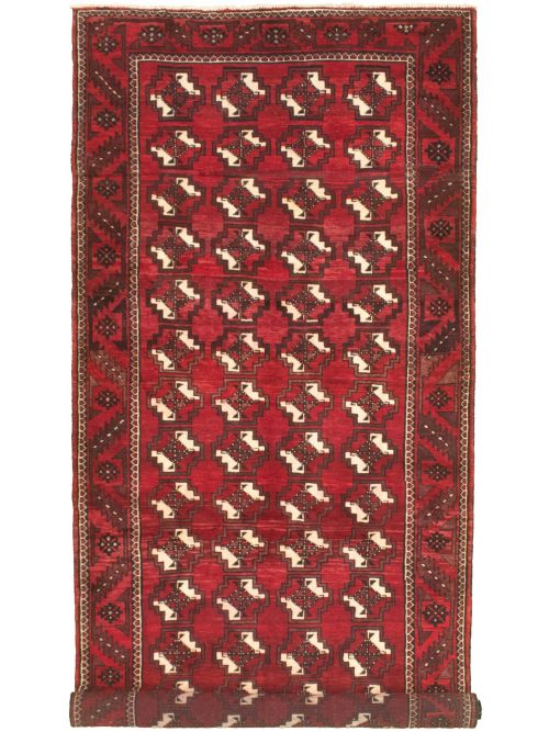Russia Shiravan Bokhara 4'8" x 12'9" Hand-knotted Wool Rug 