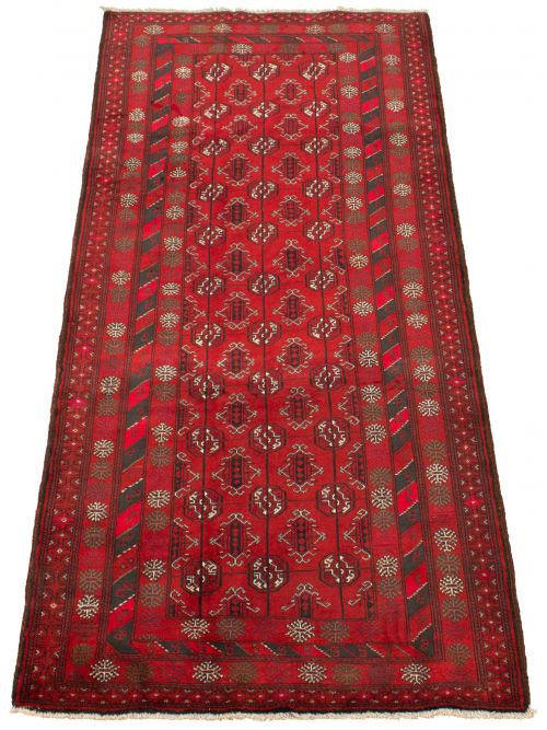 Russia Shiravan Bokhara 4'0" x 9'0" Hand-knotted Wool Rug 