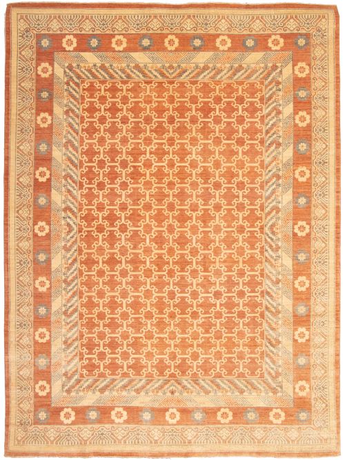 Afghan Aryana Hand-knotted Wool Rug, 312 x 427 cm
