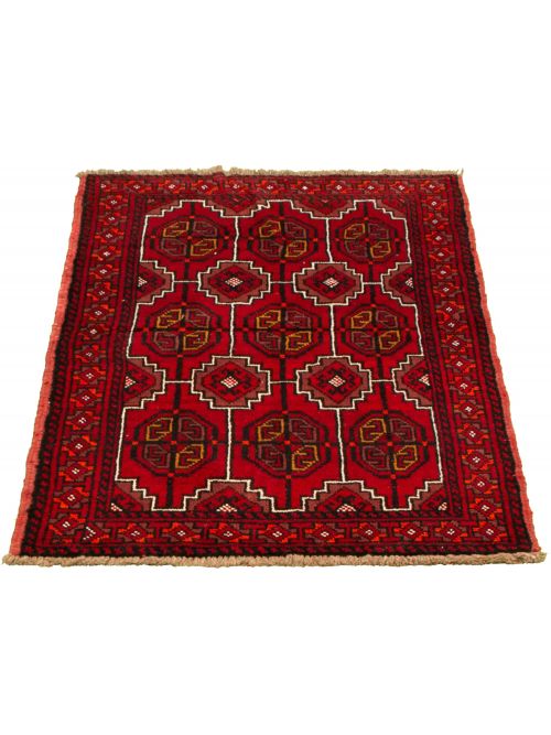 Afghan Akhjah 3'6" x 5'9" Hand-knotted Wool Rug 