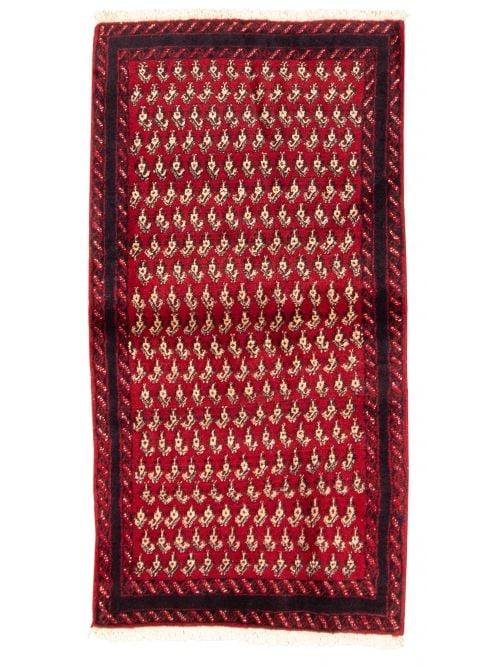 Afghan Teimani 2'9" x 5'5" Hand-knotted Wool Rug 