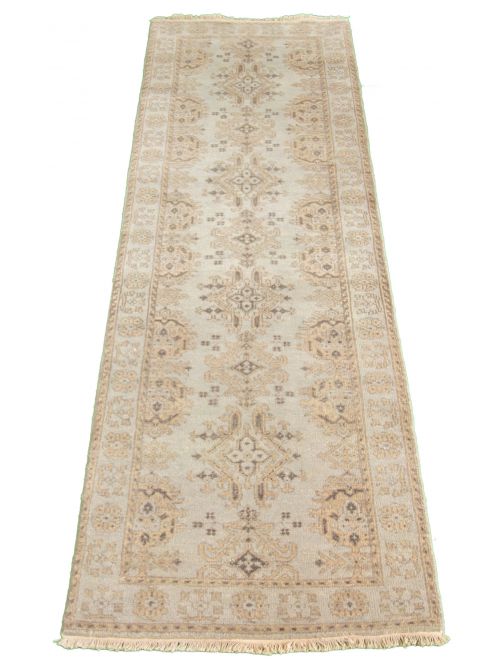 Indian Jamshidpour 2'8" x 9'0" Hand-knotted Wool Rug 
