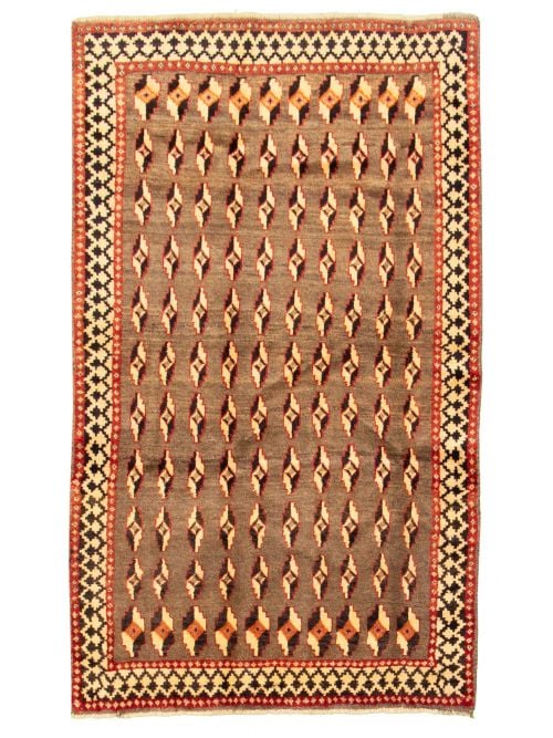 Turkish Melis 4'1" x 6'11" Hand-knotted Wool Rug 