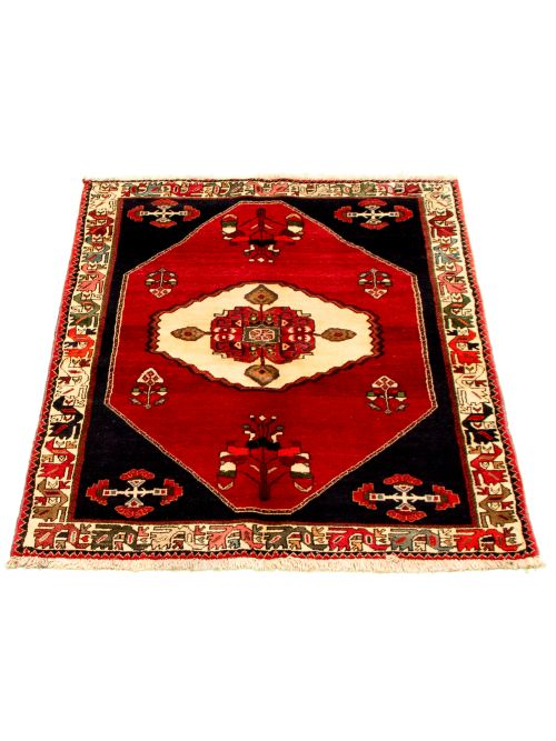 Turkish Melis 3'7" x 5'5" Hand-knotted Wool Rug 