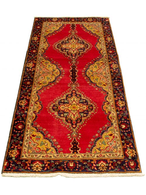 Persian Tabriz 3'3" x 9'3" Hand-knotted Wool Rug 