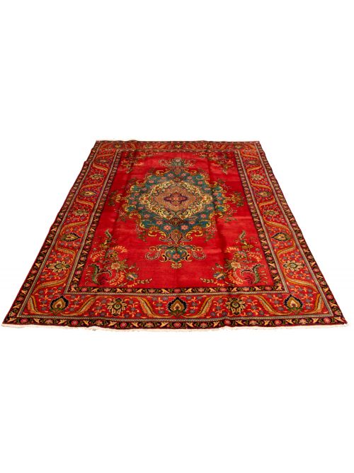 Persian Tabriz 7'10" x 11'6" Hand-knotted Wool Rug 