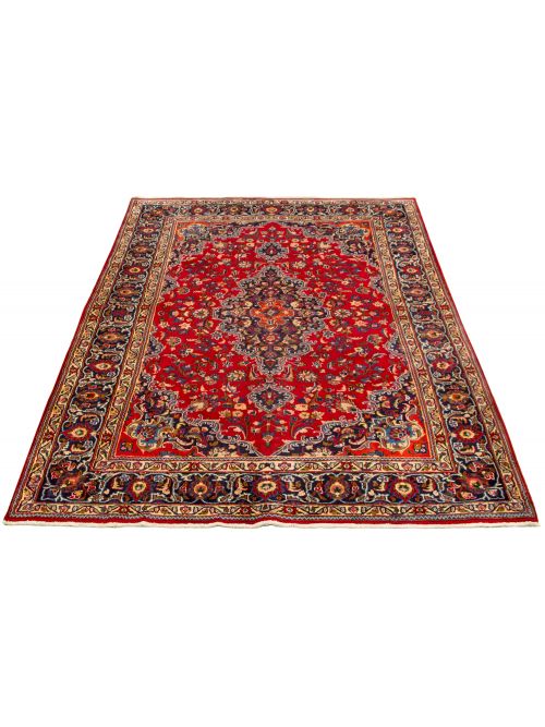 Persian Sabzevar 6'4" x 9'9" Hand-knotted Wool Rug 