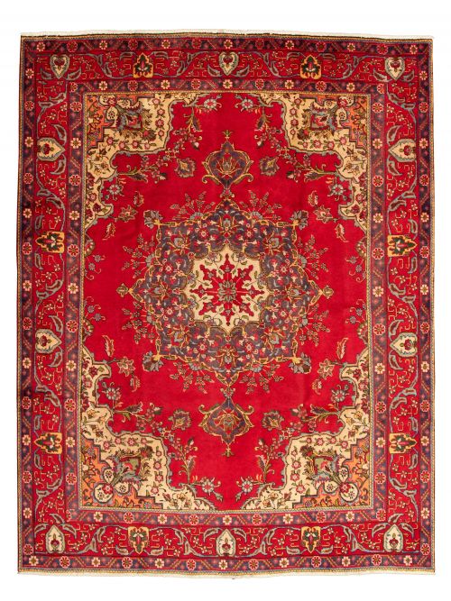 Persian Tabriz 8'5" x 11'3" Hand-knotted Wool Rug 