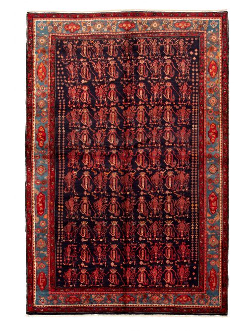 Persian Style 6'8" x 9'11" Hand-knotted Wool Rug 