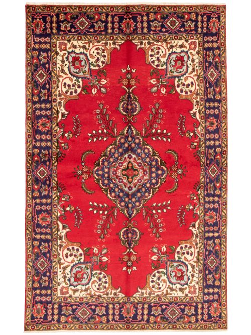 Persian Tabriz 6'7" x 9'10" Hand-knotted Wool Rug 