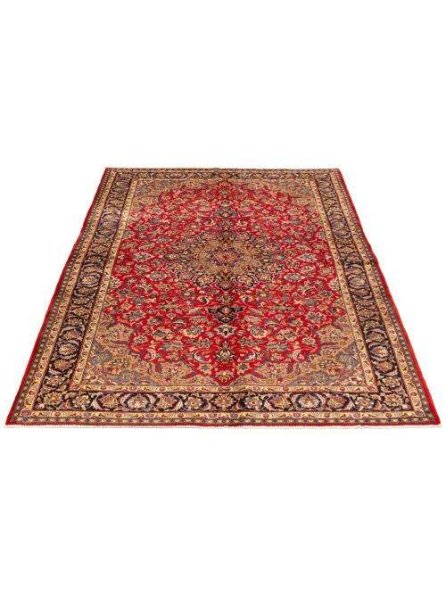 Persian Isfahan 7'3" x 10'0" Hand-knotted Wool Rug 