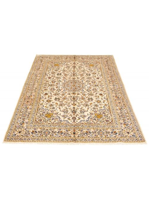 Persian Kashan 6'8" x 9'9" Hand-knotted Wool Rug 