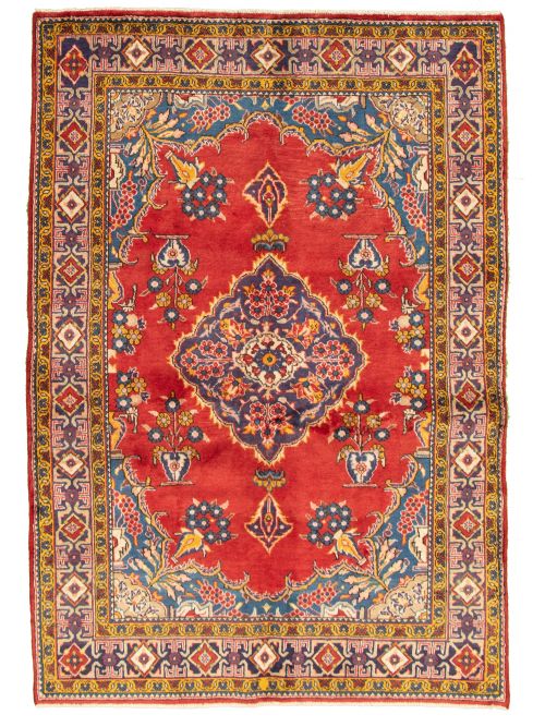 Persian Wiss 5'2" x 7'9" Hand-knotted Wool Rug 