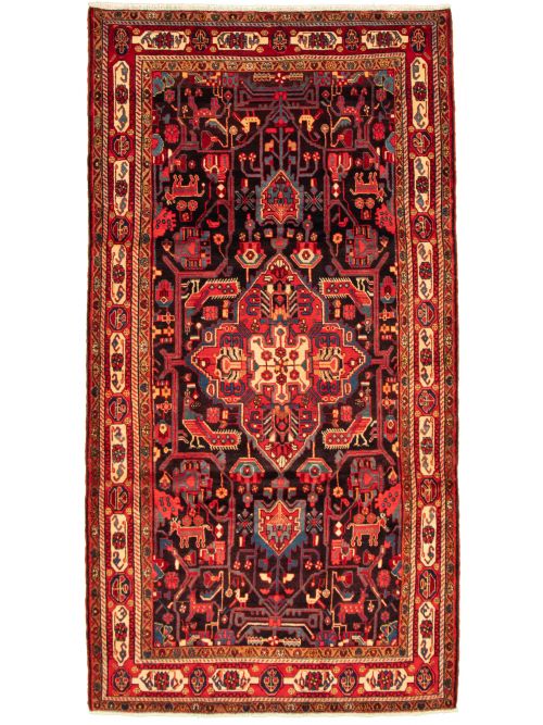 Persian Touserkan 5'2" x 9'9" Hand-knotted Wool Rug 