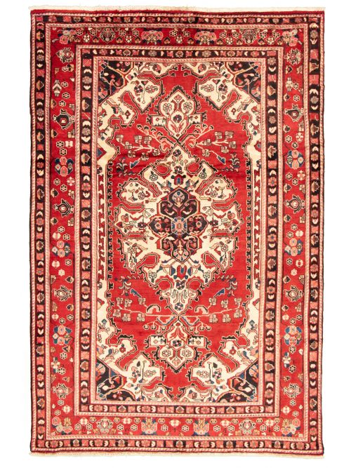 Persian Style 6'5" x 9'8" Hand-knotted Wool Rug 
