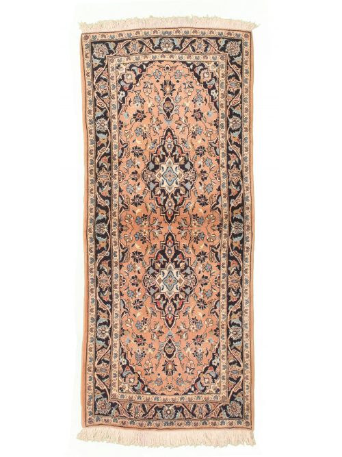 Persian Kashan 3'3" x 7'4" Hand-knotted Cotton Rug 