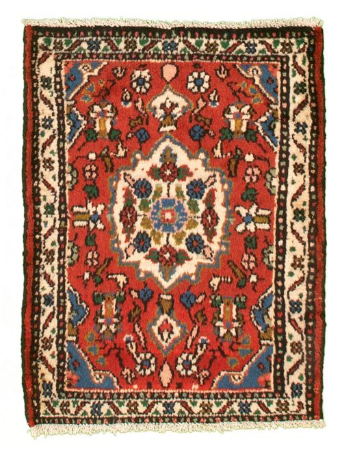 Persian Hamadan 2'1" x 2'9" Hand-knotted Wool Rug 