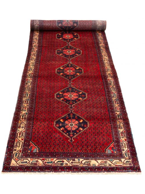 Persian Hamadan 4'1" x 16'10" Hand-knotted Wool Rug 