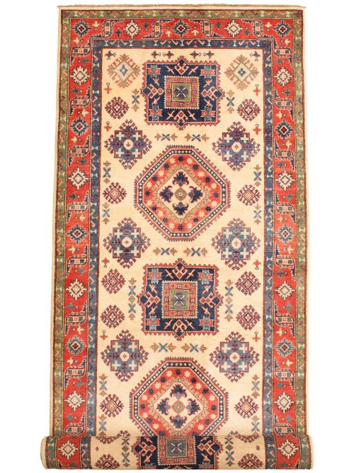 Afghan Finest Ghazni 5'2" x 19'7" Hand-knotted Wool Rug 