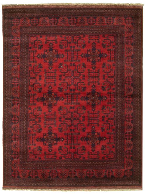 Afghan Finest Khal Mohammadi 4'11" x 6'4" Hand-knotted Wool Rug 