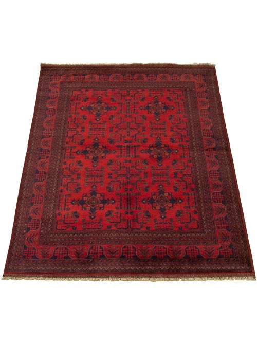 Afghan Finest Khal Mohammadi 4'11" x 6'4" Hand-knotted Wool Rug 