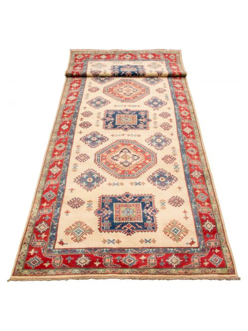 Afghan Finest Ghazni 4'10" x 17'2" Hand-knotted Wool Rug 