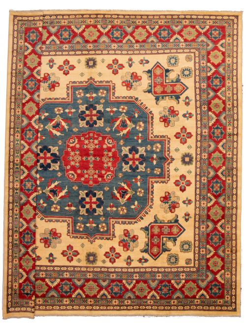 Afghan Finest Ghazni 12'10" x 13'3" Hand-knotted Wool Rug 